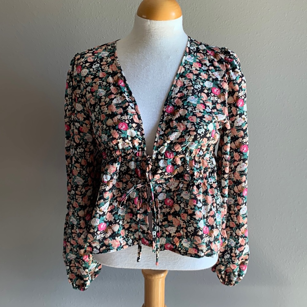 Flower crop top